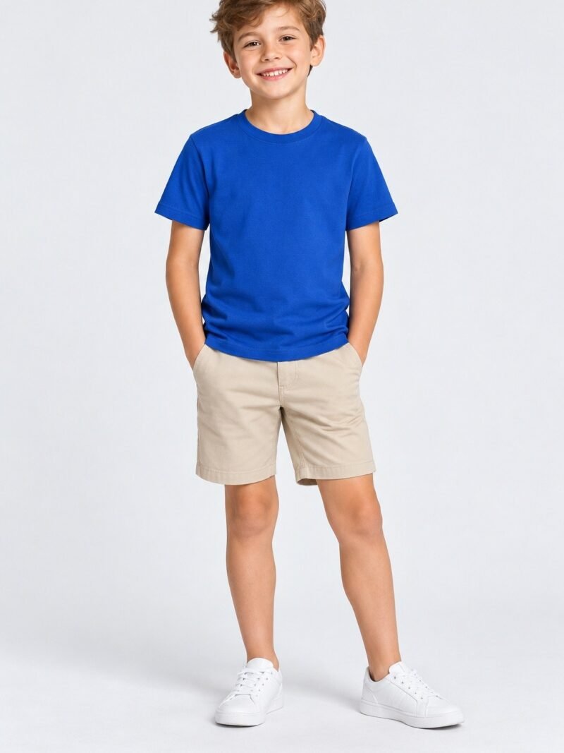 Kids Cotton Tee – Royal Blue