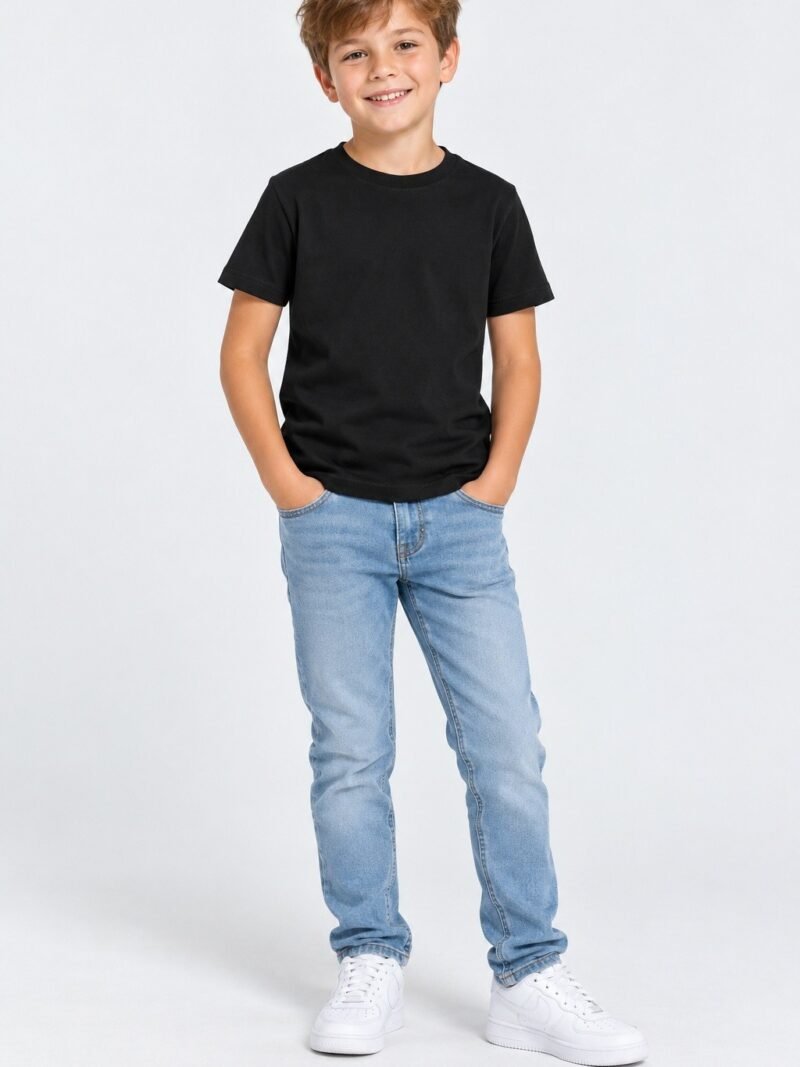 Kids Essential Tee – Black