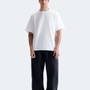oversized tee white denim